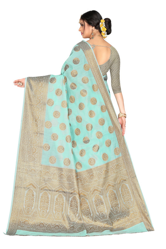 Banarasi Jacquard Silk Saree - thevendorvilla