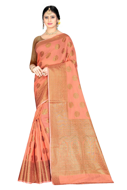 Banarasi Jacquard Silk Saree - thevendorvilla