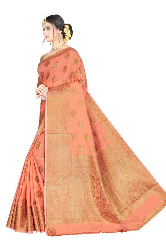 Banarasi Jacquard Silk Saree - thevendorvilla