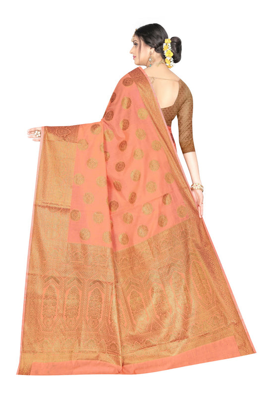 Banarasi Jacquard Silk Saree - thevendorvilla