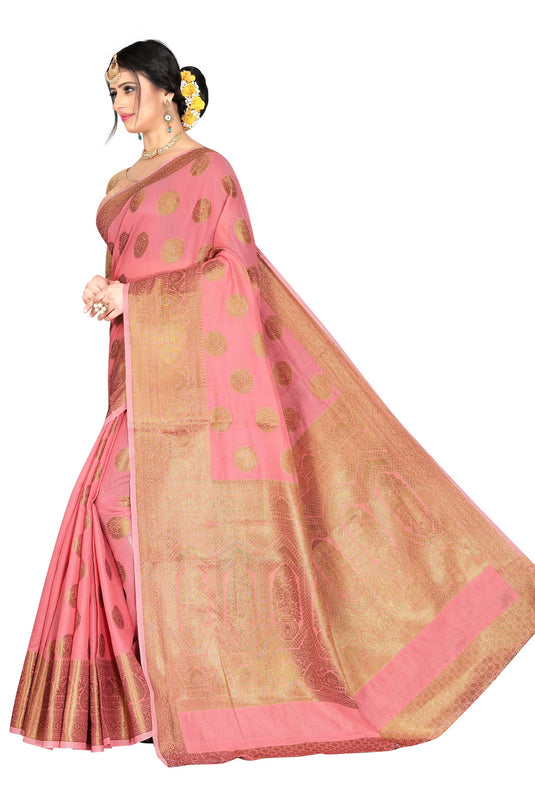 Banarasi Jacquard Silk Saree - thevendorvilla