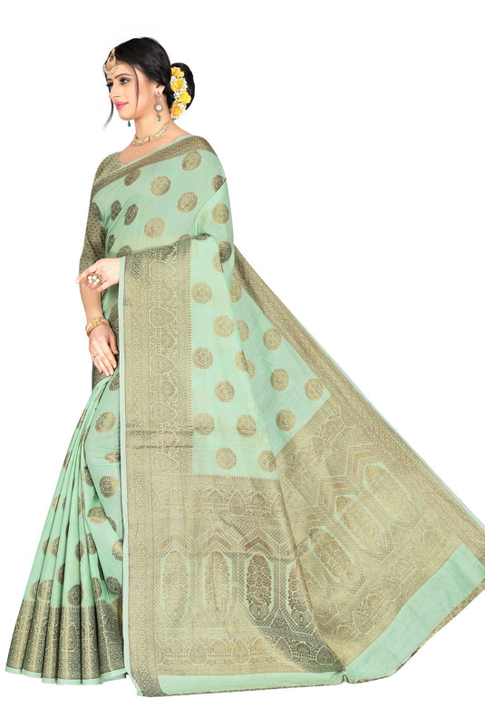 Banarasi Jacquard Silk Saree - thevendorvilla