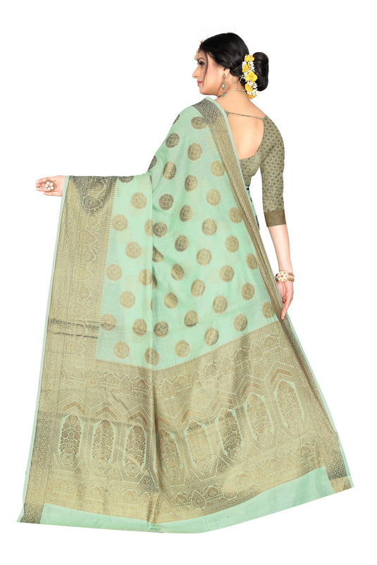 Banarasi Jacquard Silk Saree - thevendorvilla