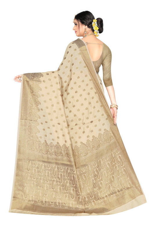 Banarasi Jacquard Silk Saree - thevendorvilla