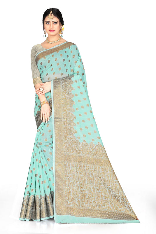 Banarasi Jacquard Silk Saree - thevendorvilla