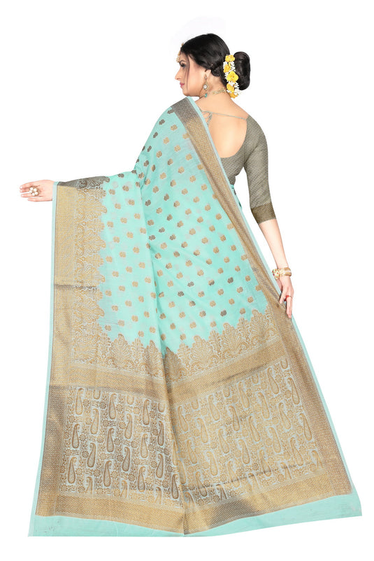 Banarasi Jacquard Silk Saree - thevendorvilla