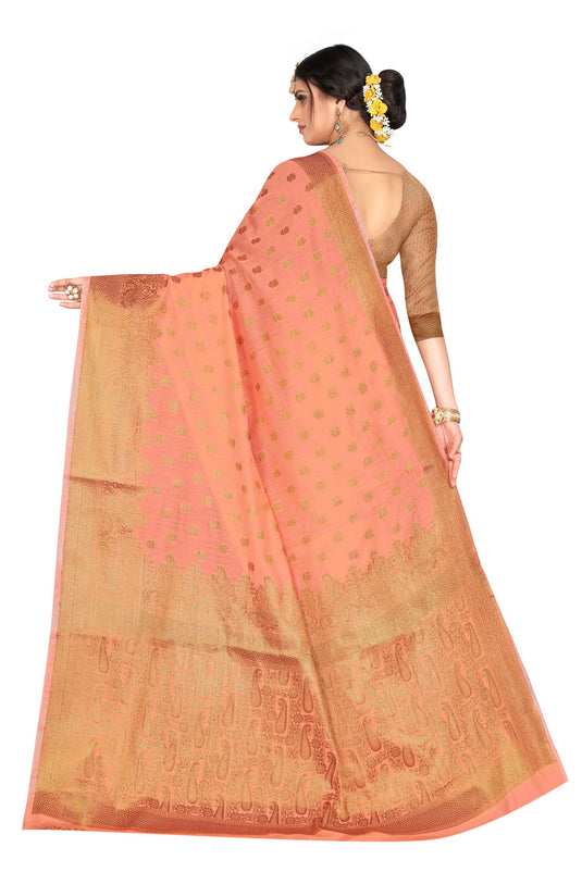 Banarasi Jacquard Silk Saree - thevendorvilla