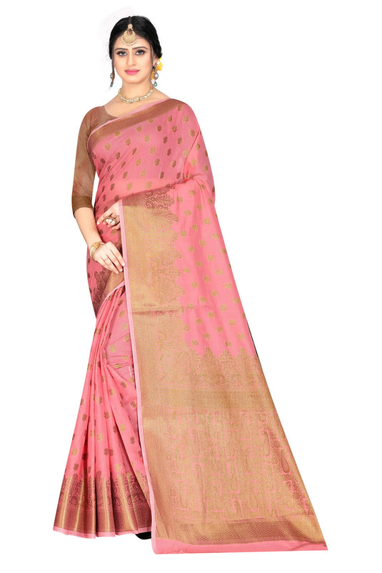 Banarasi Jacquard Silk Saree - thevendorvilla