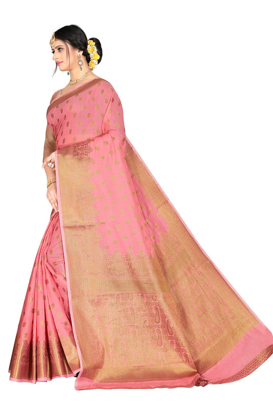 Banarasi Jacquard Silk Saree - thevendorvilla