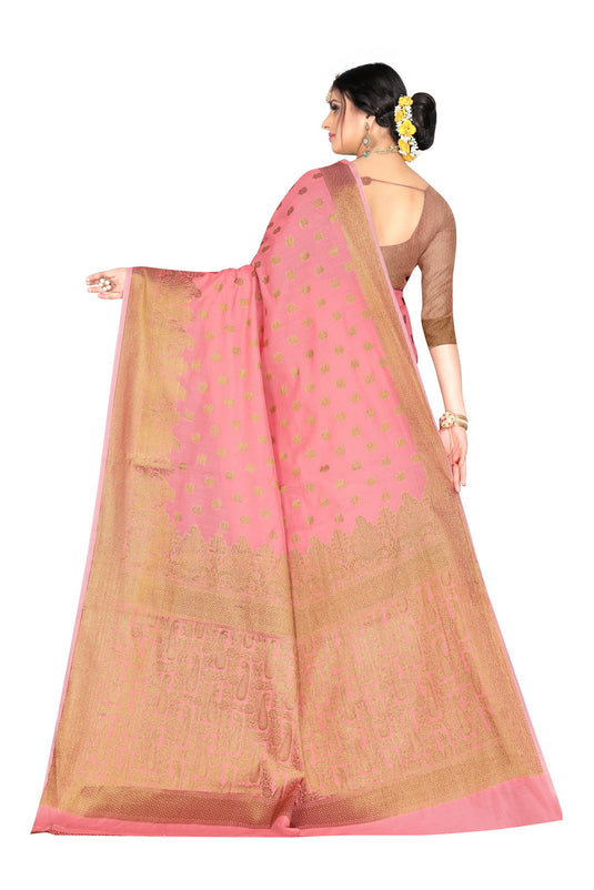 Banarasi Jacquard Silk Saree - thevendorvilla