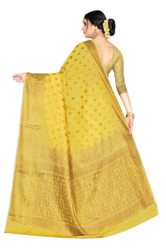 Banarasi Jacquard Silk Saree - thevendorvilla