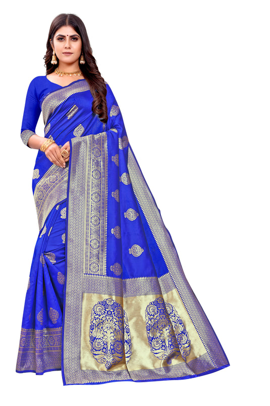 Banarasi Jacquard Silk Saree - thevendorvilla