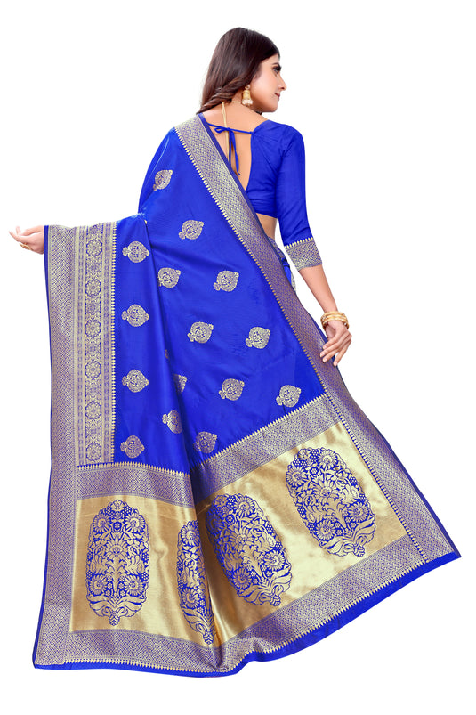 Banarasi Jacquard Silk Saree - thevendorvilla