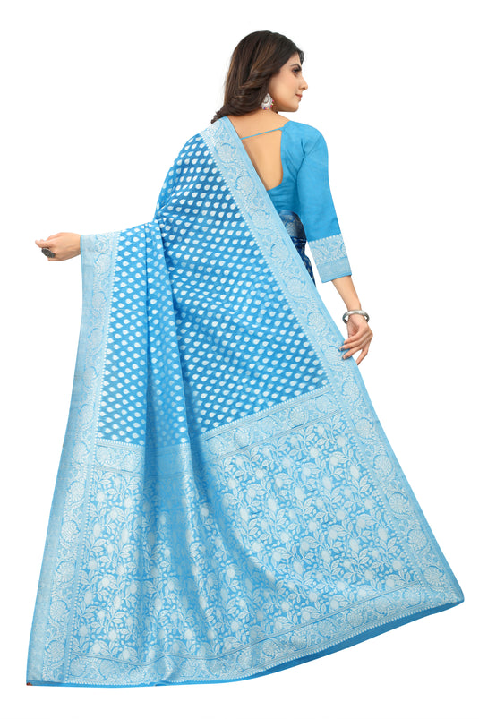 Banarasi Jacquard Silk Saree - thevendorvilla