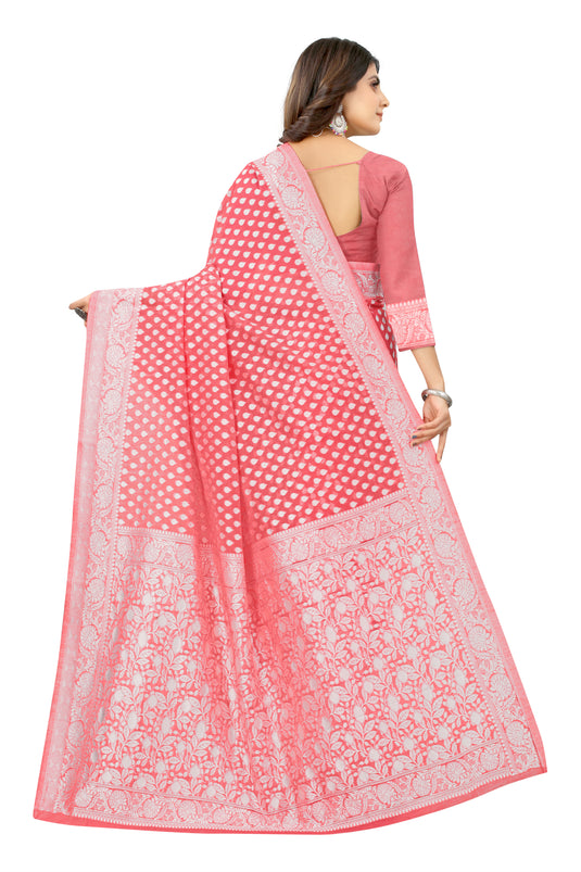 Banarasi Jacquard Silk Saree - thevendorvilla