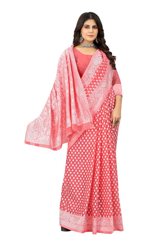 Banarasi Jacquard Silk Saree - thevendorvilla