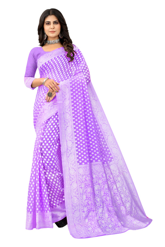 Banarasi Jacquard Silk Saree - thevendorvilla