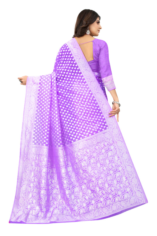 Banarasi Jacquard Silk Saree - thevendorvilla