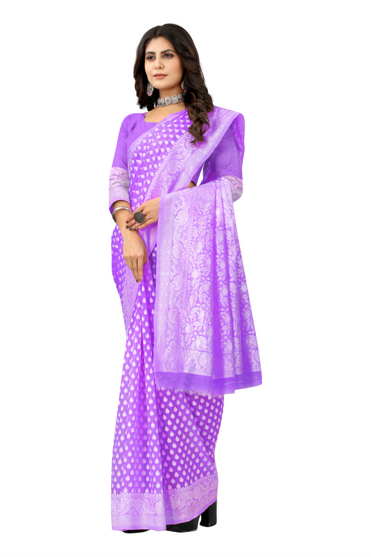 Banarasi Jacquard Silk Saree - thevendorvilla