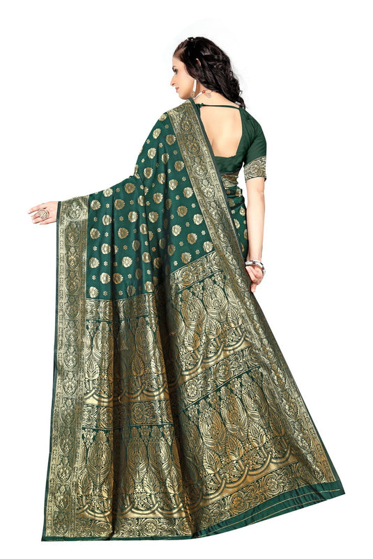 Banarasi Jacquard Silk Saree - thevendorvilla