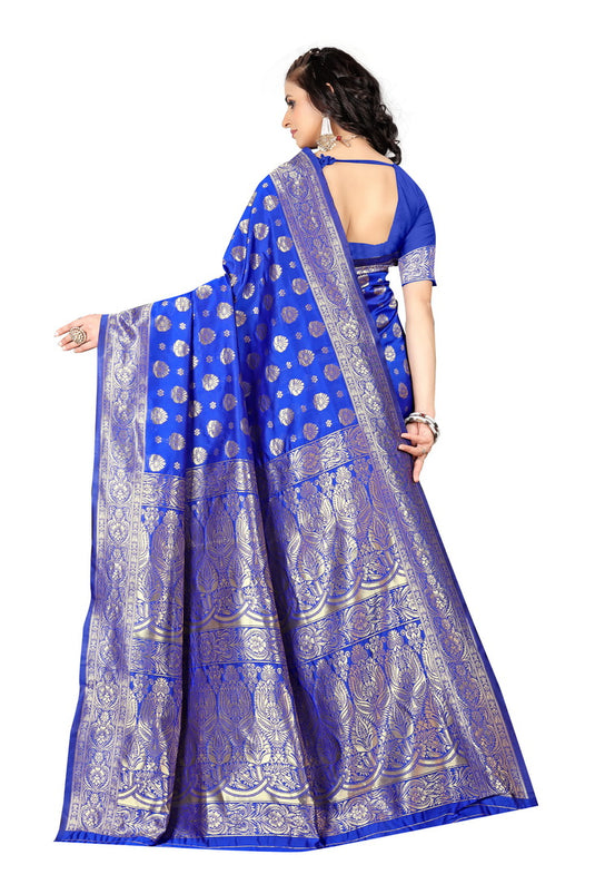 Banarasi Jacquard Silk Saree - thevendorvilla