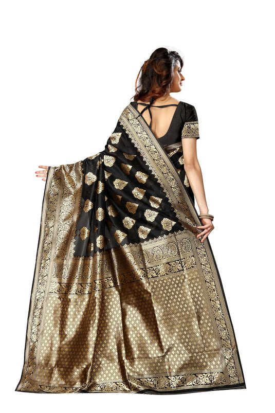 Banarasi Jacquard Silk Saree - thevendorvilla