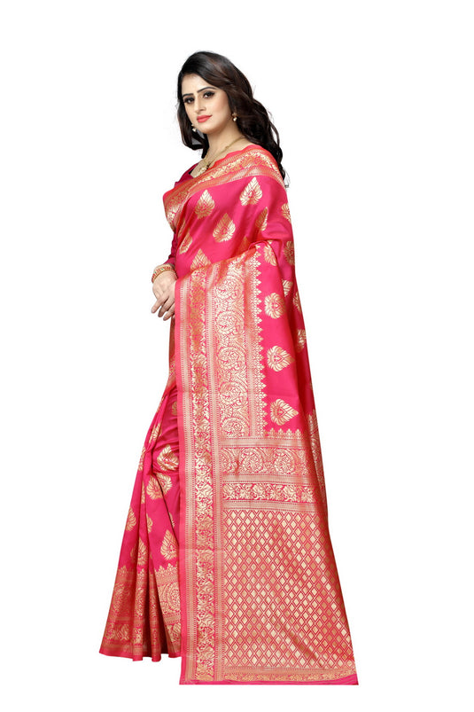 Banarasi Jacquard Silk Saree - thevendorvilla