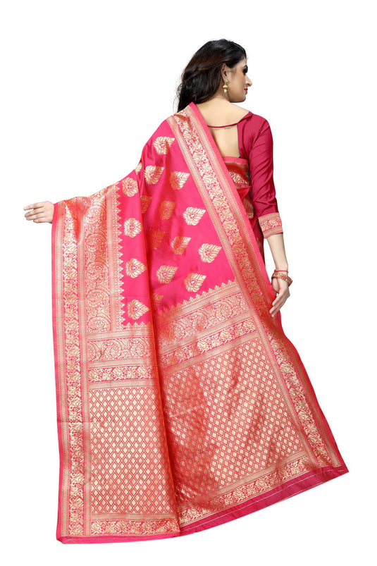 Banarasi Jacquard Silk Saree - thevendorvilla