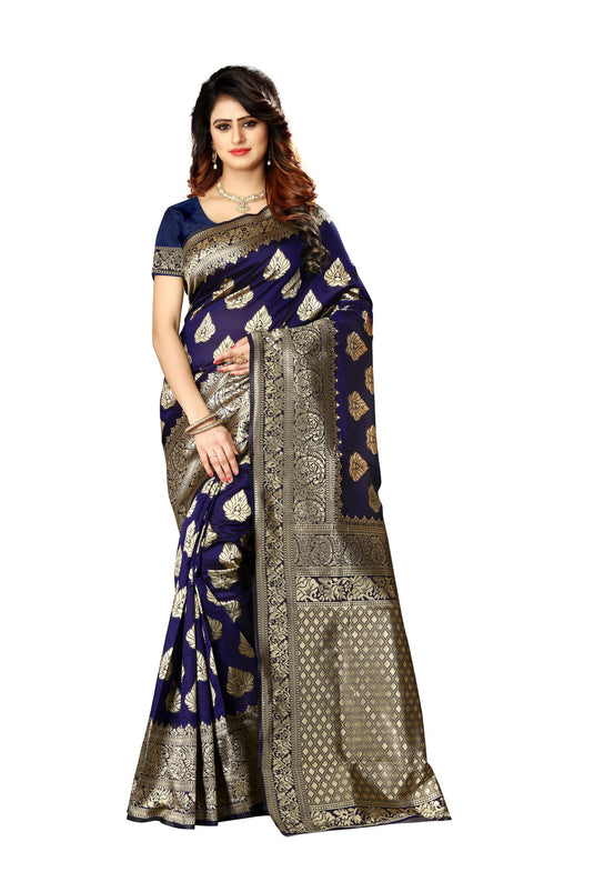 Banarasi Jacquard Silk Saree - thevendorvilla