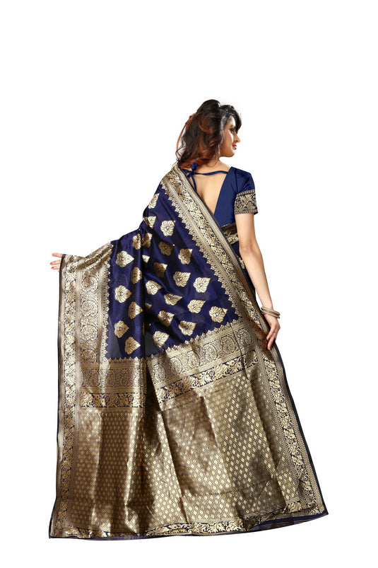 Banarasi Jacquard Silk Saree - thevendorvilla