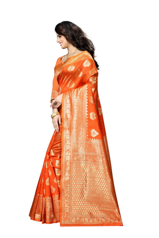 Banarasi Jacquard Silk Saree - thevendorvilla