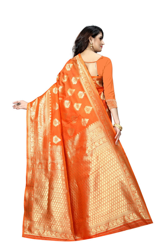 Banarasi Jacquard Silk Saree - thevendorvilla