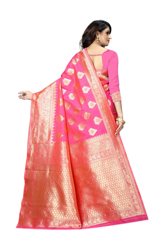 Banarasi Jacquard Silk Saree - thevendorvilla