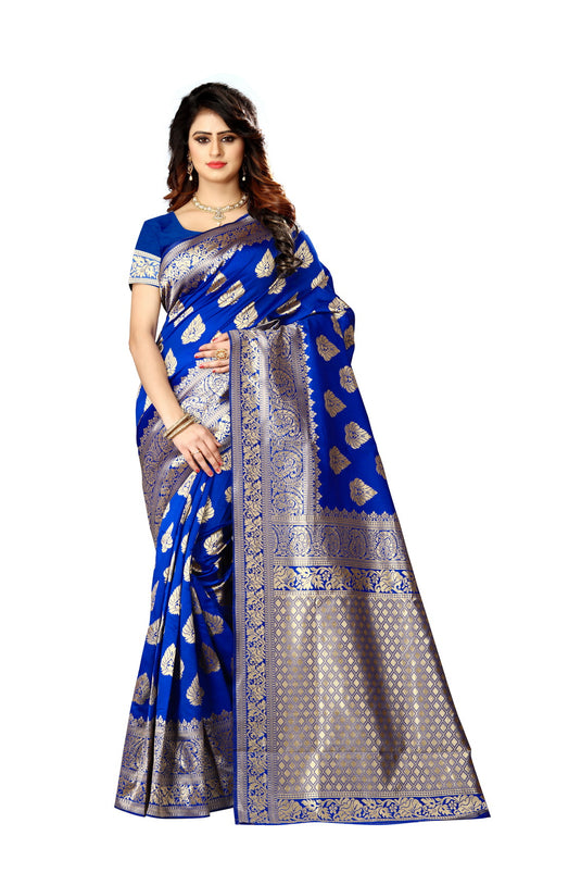 Banarasi Jacquard Silk Saree - thevendorvilla