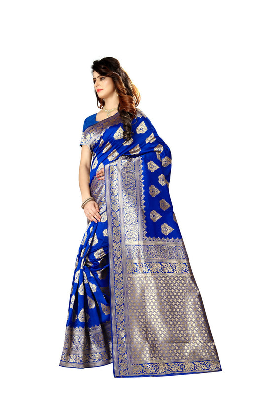 Banarasi Jacquard Silk Saree - thevendorvilla