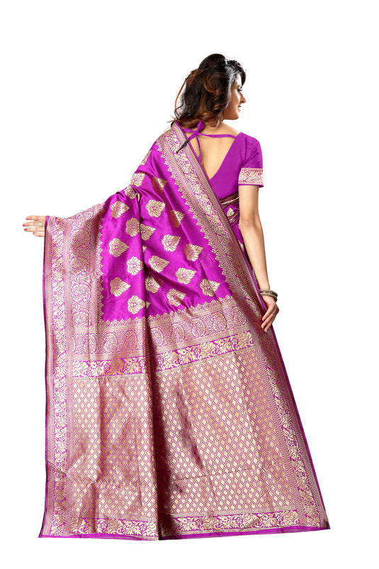 Banarasi Jacquard Silk Saree - thevendorvilla