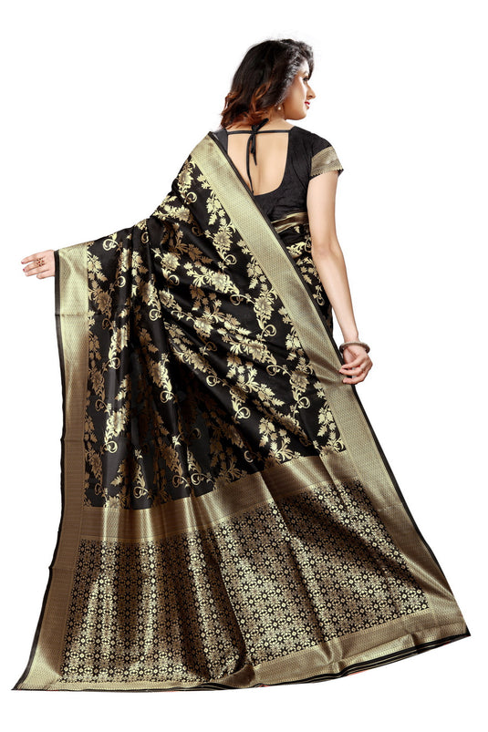 Banarasi Jacquard Silk Saree - thevendorvilla