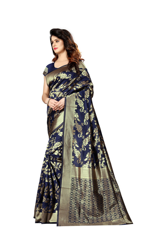 Banarasi Jacquard Silk Saree - thevendorvilla