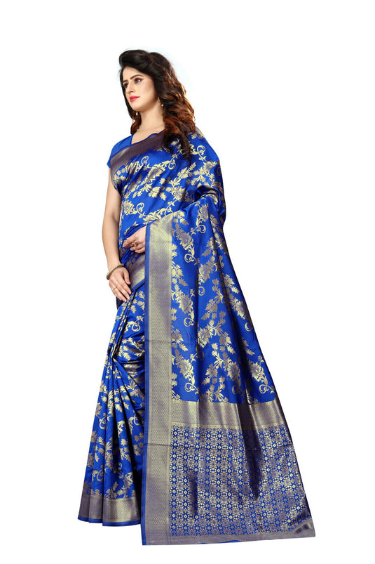 Banarasi Jacquard Silk Saree - thevendorvilla