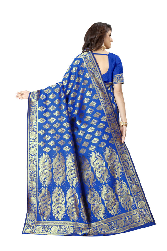 Banarasi Jacquard Silk Saree - thevendorvilla