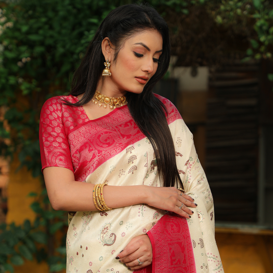 Pure Original Kanjivaram Soft Silk Saree