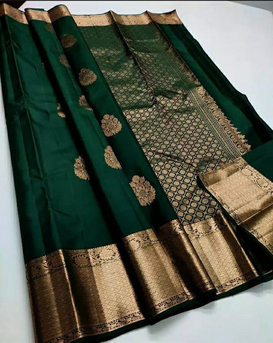 Beautiful Rich Pallu & Jaccquard Work On All Over Saree - thevendorvilla