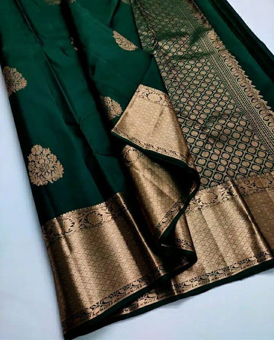 Beautiful Rich Pallu & Jaccquard Work On All Over Saree - thevendorvilla