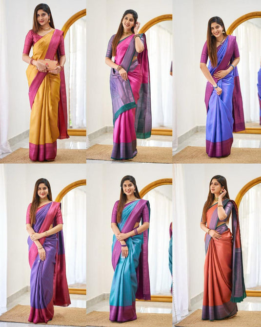 Beautiful Rich Pallu & Jaccquard Work On All Over Saree - thevendorvilla