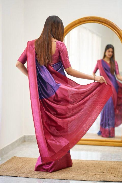 Beautiful Rich Pallu & Jaccquard Work On All Over Saree - thevendorvilla