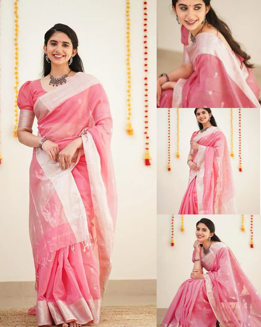 Beautiful Rich Pallu & Jaccquard Work On All Over Saree - thevendorvilla