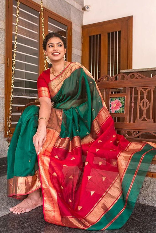 Silken Serenity: Lichi Saree