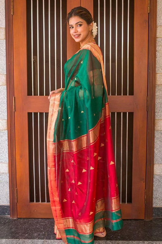 Silken Serenity: Lichi Saree