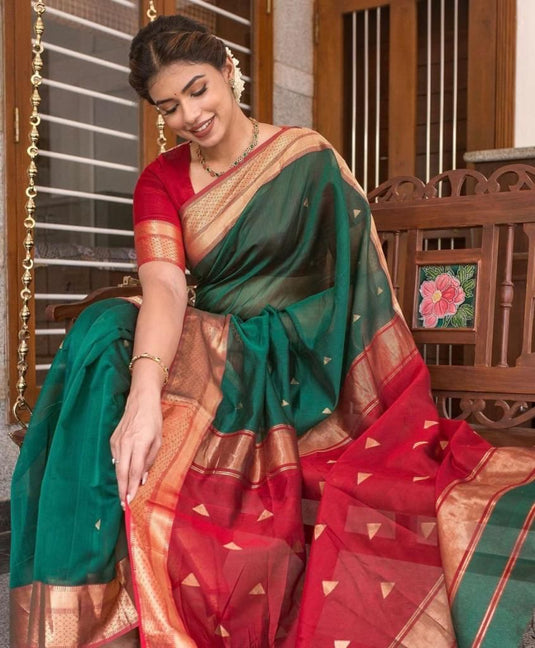 Silken Serenity: Lichi Saree